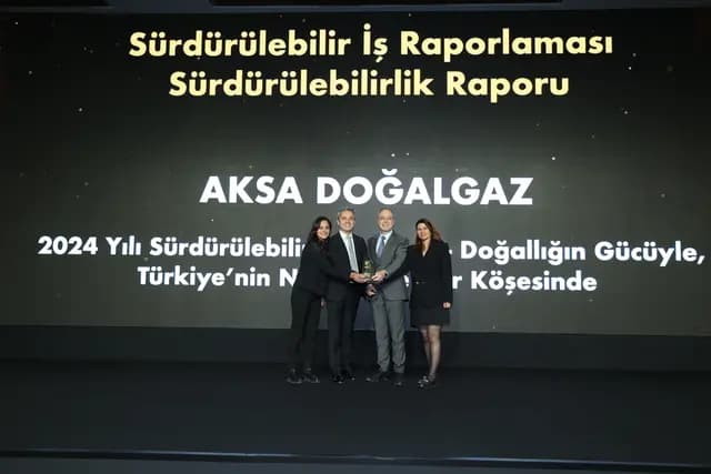 Sürdürülebilirlik Raporumuza Ödül