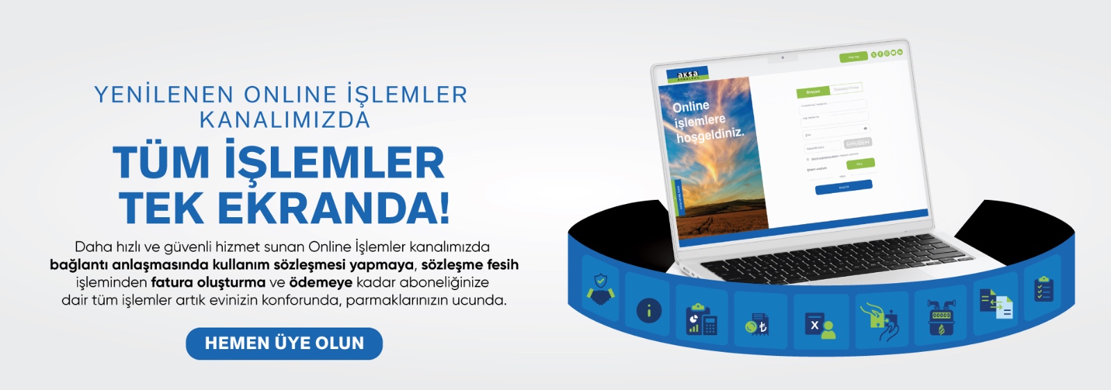 Tüm işlemler tek ekranda